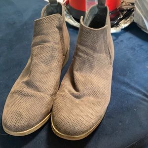 Suede booties